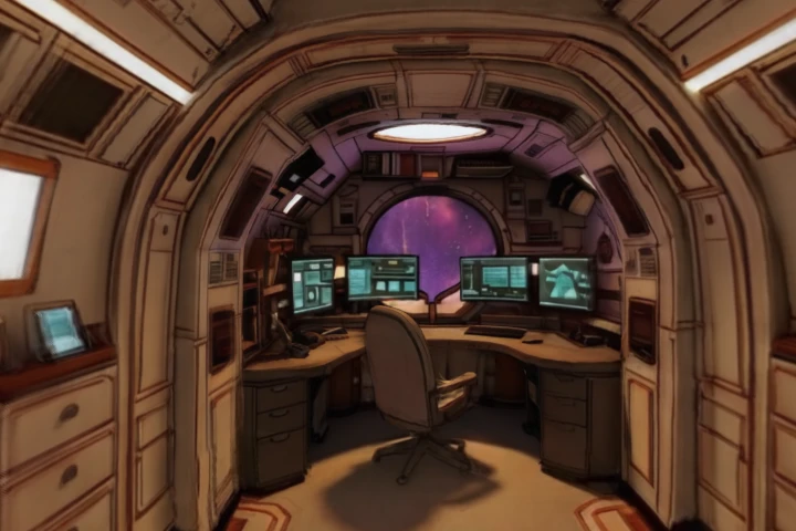 Sci-Fi Spaceship Interior