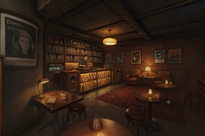 Cozy Tokyo Vinyl Bar