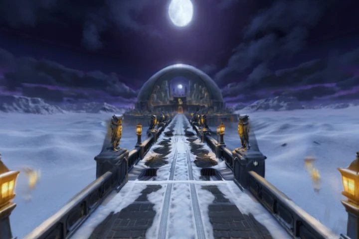 Frozen Fortress City Entrance
