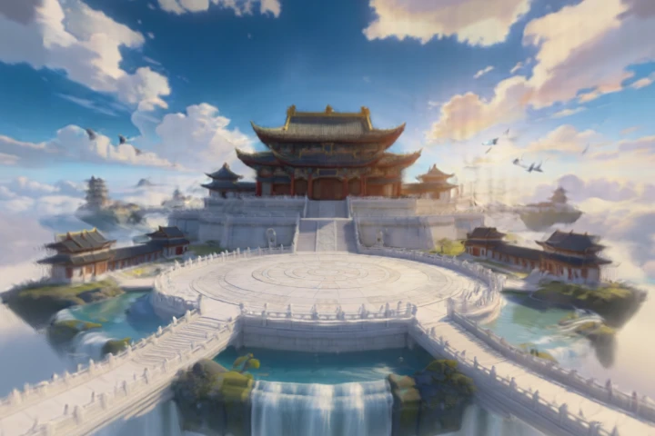 Floating Asian Palace Complex