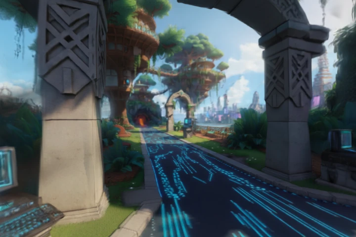 Futuristic Utopia with Ancient Roots