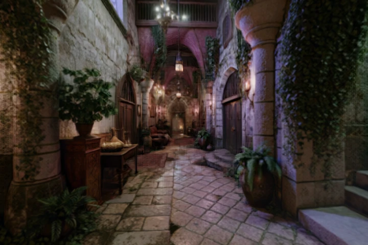 Sorcerer's Hallway Castle Interior