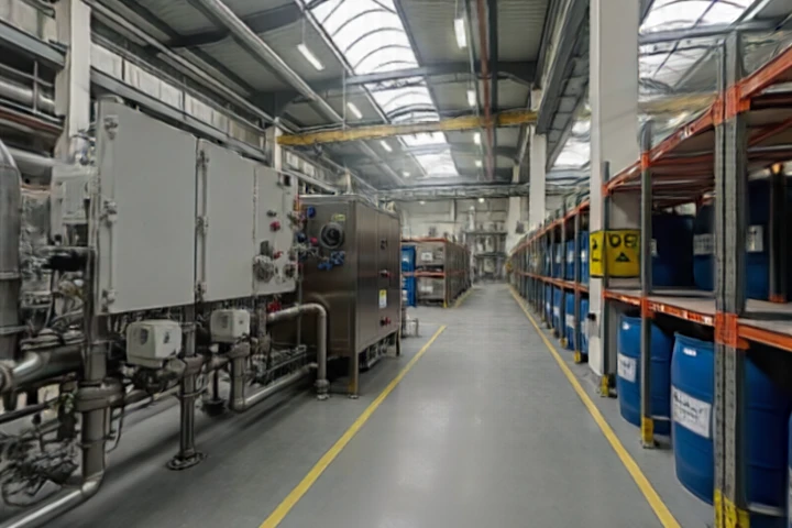 Industrial Plant Interior Warehouse