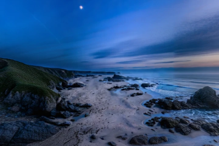 Rocky Beach at Dawn