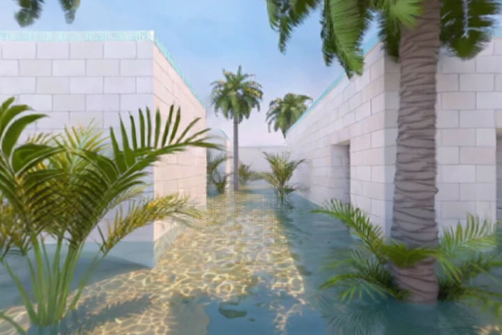 Serene Oasis Water Garden