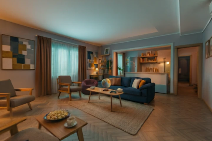 Cozy living room interior