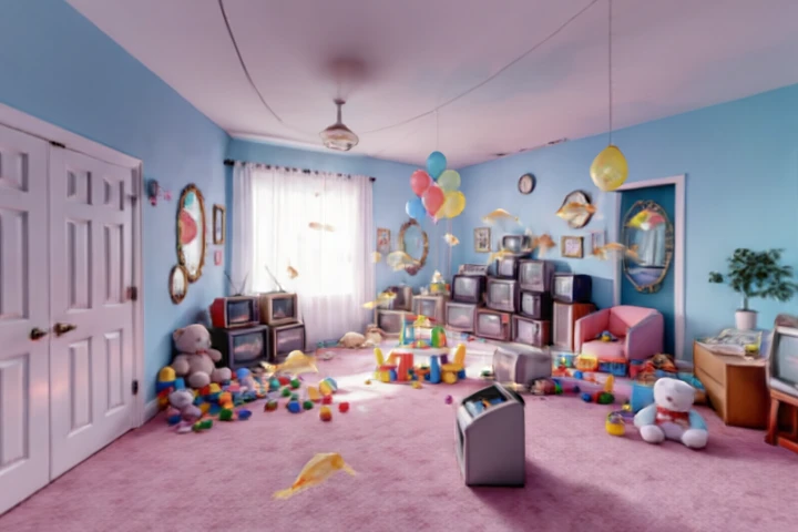 Nostalgic Room with Goldfish