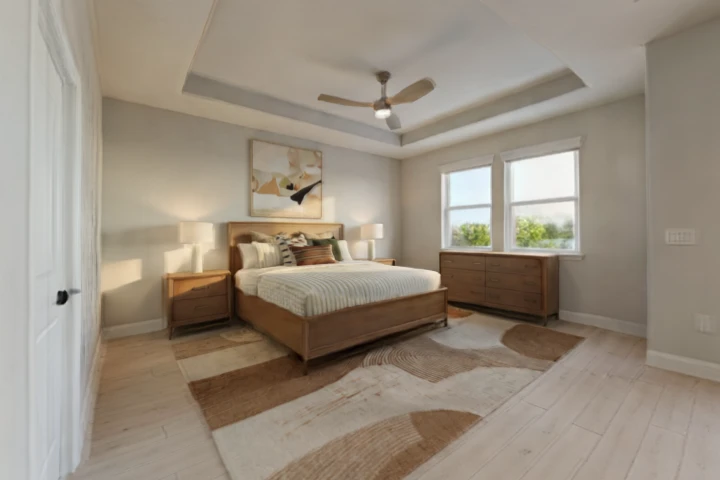 Serene Residential Bedroom Interior
