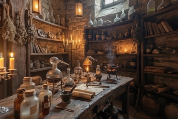 Alchemist's Secret Stone Hideout